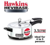 HAWKINS Pressure Cooker, Aluminum, Silver, 3.7 Quarts