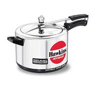 Hawkins Hevibase IH80 8-Litre Induction Pressure Cooker, Small, Silver