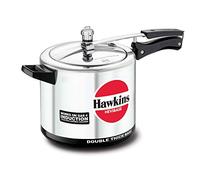 Hawkins Hevibase Induction Compatible Pressure Cooker, 6.5 Litre, Silver (IH65)