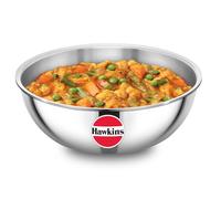 HAWKINS Metro Kadhai Stainless Steel Induction Tasla, 2.5 Litre, Silver (SSTA25)