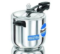 Hawkins Stainless Steel Induction Compatible Pressure Cooker, 6 Litre, Silver (HSS60)