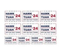 Hawkk Tush Sticker - Hawkk Tuah Sticker | Funny Bumper Sticker | Hawkk Tush Spits On This Thing Hawkk Tush Spits On This Thing Parody Stickers Waterproof Stickers