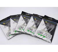 HAWKRIDGE MARINE RIG PRO SERIES - HOKKAI ATTACK 5 Packs of Single Type Commercial Quality Sea Feather Lure Fishing Rigs - for Sea Boat Shore for Mackerel, Herring, Bass & Cod