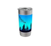 Hawks & Mountain Black & Blue Stainless Steel Insulated Tumbler