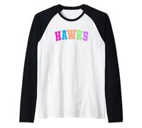 Hawks Team Spirit Pride Fans Raglan Baseball Tee