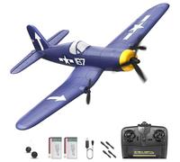 HAWK'S WORK 3 Channel RC Plane F4U Corsair, Remote Control Warbird Ready to Fly, 2.4GHz 6-axis Gyro Stabilizer, Easy to Fly for Kids & Beginners