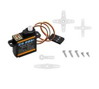 HAWK'S WORK 4.8G Servo, Micro Digital Servo for Robot Arm RC Plane Helicopter Car Boat, Coreless Motor Mini Servo for STEM & Raspberry Pi Project (Emax ES 9051 II)