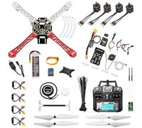 HAWK'S WORK F450 Drone Kit to Build, 4-Axis Quadcopter DIY Set with Guild Book & Video for Drone and Engineering Enthusiasts, Students and Researchers (A)