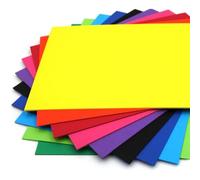 Hawksbill 10 Vivid Colours A4 Bright Coloured Card 220gsm - 60 Sheets Premium Craft Card for Arts Crafts Scrapbooking & Cutting Machines