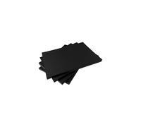 Hawksbill 220GSM A4 Multi-Purpose Black Card ? 50 Pack of Thick Premium Smooth & Crisp Black A4 Card for Making Stationery Home or Office Use and Arts
