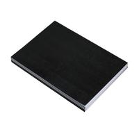 Hawksbill 5 Pack A4 Notebook Black 20 sheets/40 Pages 140GSM