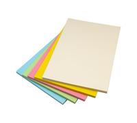 Hawksbill 80 GSM A4 Pastel Colour Paper - 500 Sheets Acid-Free - 5 Assorted Pastel Colours - Multipurpose Pastel Card Stock for Printing Scrapbooking Crafting & Office Use