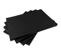 Hawksbill A3 Thick Black Card 270 GSM 50 Pack Smooth Black Cardstock for School Crafts Stationery & Office Use