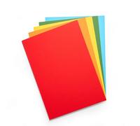 Hawksbill A4 Coloured Card 225 GSM - 250 Pack Bright Rainbow Cardstock