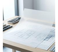 Hawksbill A4 Tracing Paper Transparent Paper 100 Sheet 63 GSM for Calligraphy Drawing Overlays Sketching Arts & Crafts