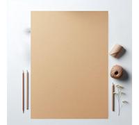 Hawksbill Brown Kraft Paper A3 100gsm Recyclable Premium Quality for Home Office Arts & Crafts 500 Sheet