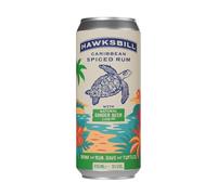 Hawksbill Caribbean Spiced Rum With Natural Ginger Beer & Zesty Rum. Ready To Drink 24 x 250ml Can. 5% ABV