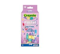 Hawksbill Crayola Mini Magna Tiles Travel Set - 14-Piece Micro Magnetic Tiles in Pastel Crayola Colours Travel Toy for Kids Age 3+