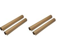 Hawksbill Kraft Paper Roll Twin Pack - Recyclable Brown Paper Jumbo Set 500mm x 10m - Value Pack for Arts & Crafts, Wrapping Paper or Gift Wrap, Packaging, Void Filling & More (Pack of 2)