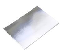Hawksbill Silver Card Mirror Card A4 25 Sheets 250 GSM Reflective Paper for Crafts Scrapbook Foil DIY Projects