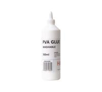 Hawksbill Washable PVA Glue 500ml - Non-Toxic Glue for Arts Crafts & Classrooms CE Certified Ideal for Schools & Creative Projects