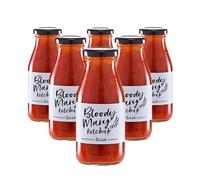 Hawkshead Bloody Mary Ketchup | 6 x 290g Bottles | Tomato, Celery & Vodka Ketchup | Vegan, Vegetarian, Gluten-Free