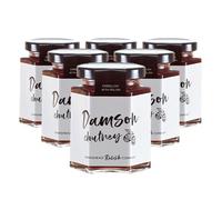 Hawkshead Damson Chutney | 6 x 210g Jar | Rich and Fruity Chutney with Damsons, Dates & Mulled Spices | Vegan, Vegetarian, Gluten-Free