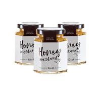 Hawkshead Honey Mustard | 3 x 175g Jars | Wholegrain Mustard with Honey for Sweet & Savoury Flavour | Vegetarian, Gluten-Free