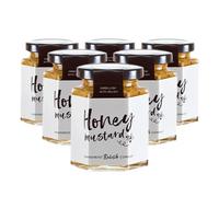 Hawkshead Honey Mustard | 6 x 175g Jars | Wholegrain Mustard with Honey for Sweet & Savoury Flavour | Vegetarian, Gluten-Free