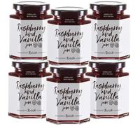 Hawkshead Relish Company - Raspberry and Vanilla Jam - 225g - Pack of 6