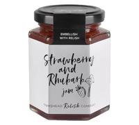 Hawkshead Relish Company - Strawberry and Rhubarb Jam - 220g - Pack of 3