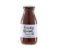 Hawkshead Relish Company Fruity Brown Sauce - Handmade with Tomatoes Onions Raisins Tamarind & Dates | Great Taste Award Winner | Preservative & Gluten-Free | Suitable for Vegetarians & Vegans - 280g