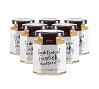Hawkshead Traditional English Mustard | 6 x 180g Jars | Wholegrain Mustard for All Occasions | Vegan, Vegetarian, Gluten-Free