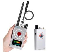HawkSpy K18 Hidden Camera Detectors Bug & GPS Tracker Scanner Spy Camera Finder for Hidden Devices Listening Device Scanner with Sound & Vibration Alarm Portable Privacy Protection (Silver)