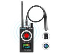 HawkSpy K18 Hidden Camera Detectors Bug & GPS Tracker Scanner Spy Camera Finder for Hidden Devices Listening Device Scanner with Sound & Vibration Alarm Portable Privacy Protection(Black)