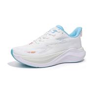 Hawkwell Cloud Zero Active Cushion Women Breathable Tennis Walking Fashion Sneakers Gym Workout Nursing Shoes, White Blue, 7 UK