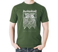 Hawkwind Doremi T Shirt British Tribal Music Men's Fashion Crew Neck Short Sleeves Cotton Tops Clothing Army Green 3XL