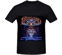 Hawkwind Spaced Out in London 8S Album Cover Mens Crew Neck Graphic Shirt Black L