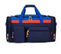 HawLander Large Kids Duffle Bag for Travel, Overnight, or Weekender, 20" inch, Dark Blue, Duffle Bag for Travel