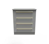 Haworth Chest of Drawers Grey 4 Drawers 89cm