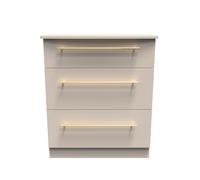 Haworth Chest of Drawers Off-White 3 Drawers 42cm