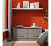 Haworth Large Chest of Drawers Grey 4 Drawers 112cm