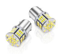 Hawpasy 2PCS 1157 P21/5W LED Brake Light Bulbs 12V-24V White LED Lamps High Brightness Stop Tail and Reverse Lamps, P21W Replacement Indicator Lamp