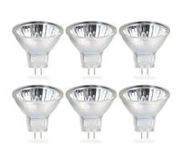 Hawpasy 6 Packs MR11 Halogen Light Bulbs, 20W 12V MR11 GU4 Halogen Base, Warm White, High Brightness, 2700K, Ideal for Ceiling Lights, Spotlight Bulbs, Halogens & LED Bulb Replacement