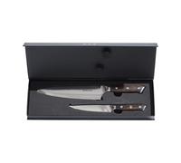 Hâws Damascus By Hâws chef's & all-purpose knife set 2 pieces Wenge