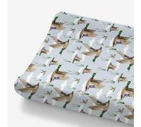 HawSkgFub Duck Hunting Mallard Hunter Changing Pad Cover for Baby Boys, Wild Animal Bird Reeds Blue Diaper Change Table Covers, Soft Stretchy Safe Snug Fitted Changing Mat Sheets Fit 32"/34" x 16"