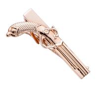 HAWSON 2/2.2 Inch Tie Clips for Men Unique, Fancy Mens Tie Bar, Novelty Tie Bars for Men for Theme Wedding Wedding Business Gifts, Rose Gold, 1.9 Inch