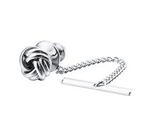 HAWSON Chain Men's Black tie Nails-Interesting Type, Silver and Gold and Rose Gold Multiple Color Options, 10 mm, Metal, no gemstone