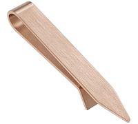 HAWSON Tie Clip for Men 4 Pcs & Single (Gold Silver Black Rose Gold Tie Clip), 2.2 Inch Skinny Tie Bar, Matte Brushed Minimalist Design Tie Pin, Secure Hold for Formal Suits, Wedding & Business Gifts