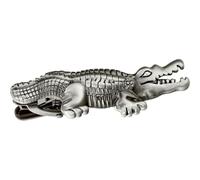HAWSON Tie Clips for Men Unique, Novelty Brush Gunmetal Animal Tie Bar with Box,Themed Wedding Party Gift Suit Accessories